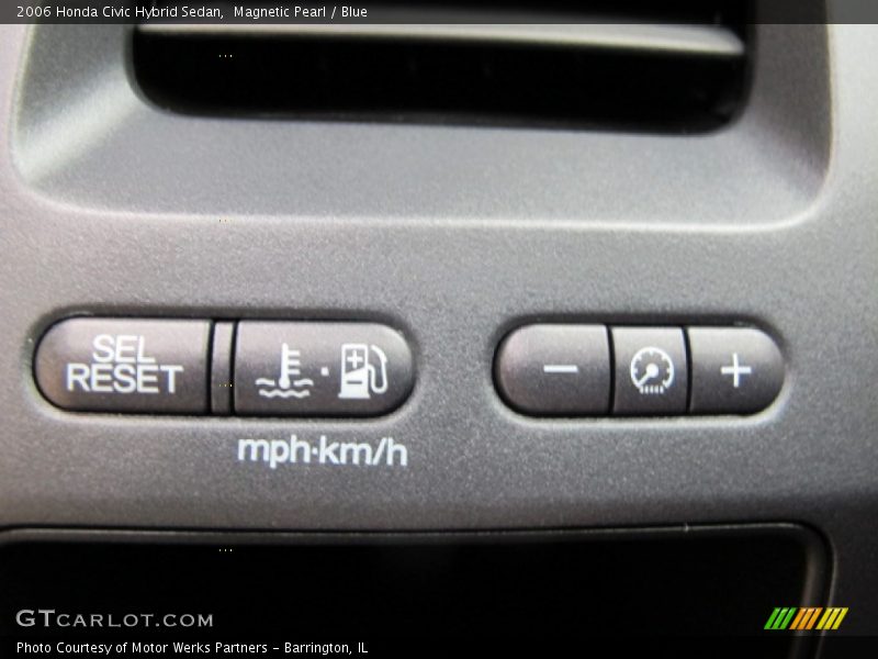 Magnetic Pearl / Blue 2006 Honda Civic Hybrid Sedan