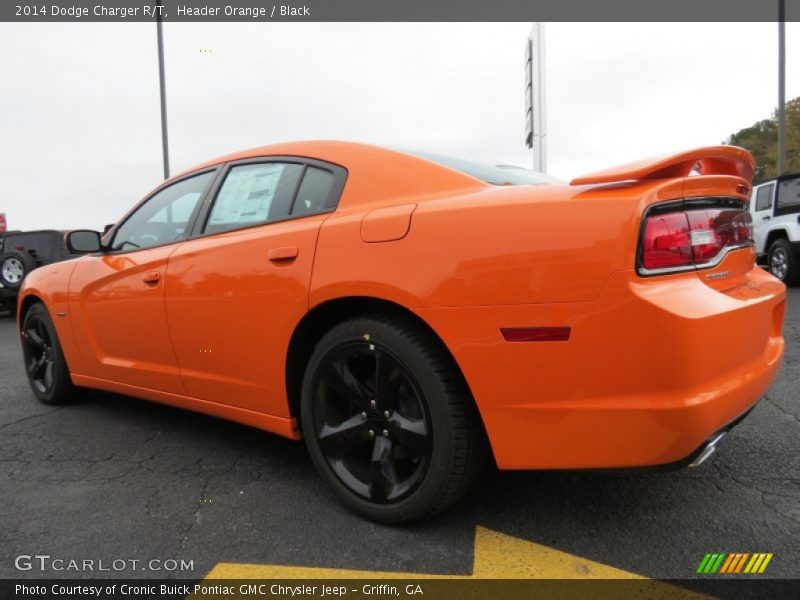 Header Orange / Black 2014 Dodge Charger R/T