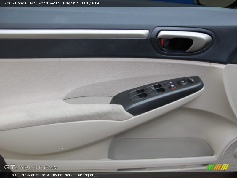 Magnetic Pearl / Blue 2006 Honda Civic Hybrid Sedan