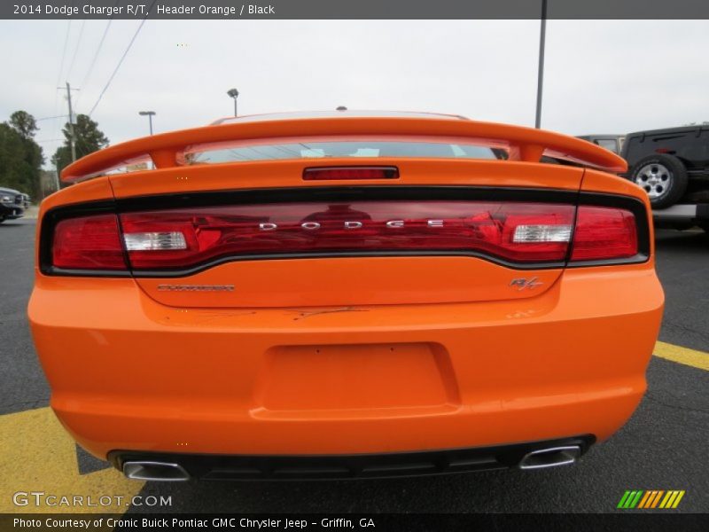 Header Orange / Black 2014 Dodge Charger R/T