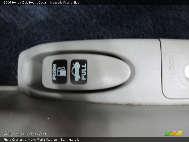 Magnetic Pearl / Blue 2006 Honda Civic Hybrid Sedan