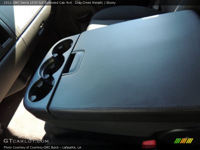 Gray Green Metallic / Ebony 2011 GMC Sierra 1500 SLE Extended Cab 4x4