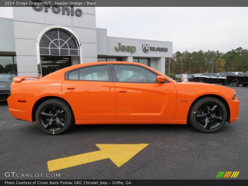 Header Orange / Black 2014 Dodge Charger R/T