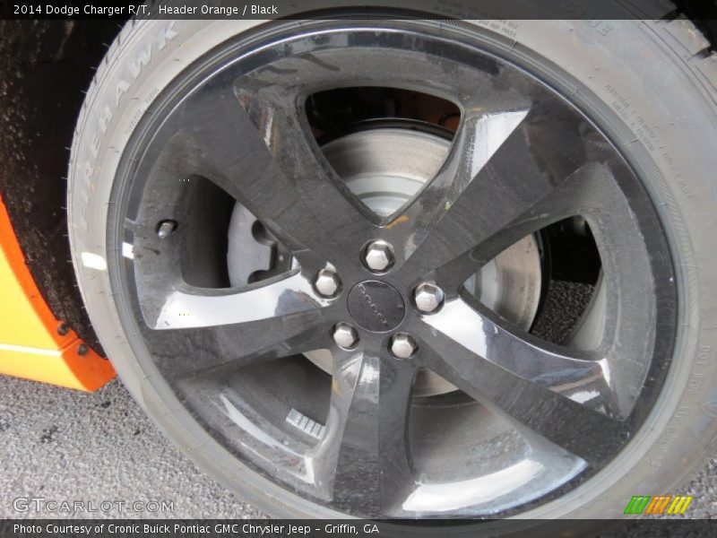 Header Orange / Black 2014 Dodge Charger R/T