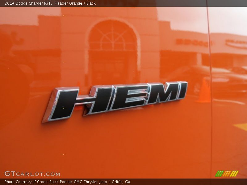 Header Orange / Black 2014 Dodge Charger R/T