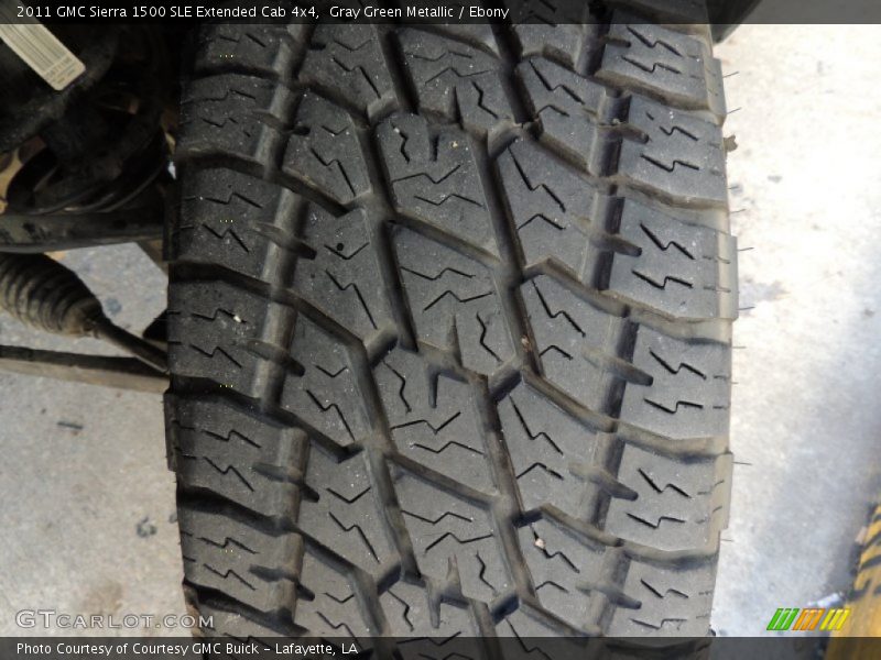 Gray Green Metallic / Ebony 2011 GMC Sierra 1500 SLE Extended Cab 4x4
