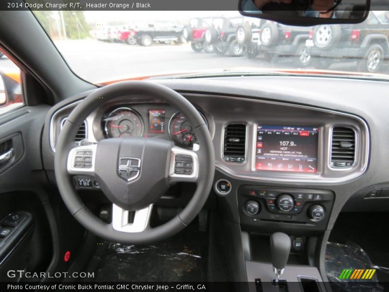 Header Orange / Black 2014 Dodge Charger R/T