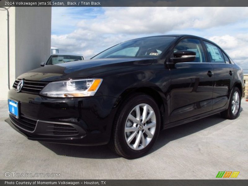 Black / Titan Black 2014 Volkswagen Jetta SE Sedan