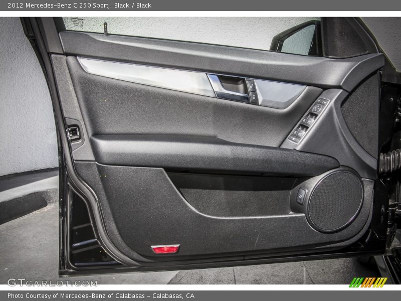 Black / Black 2012 Mercedes-Benz C 250 Sport