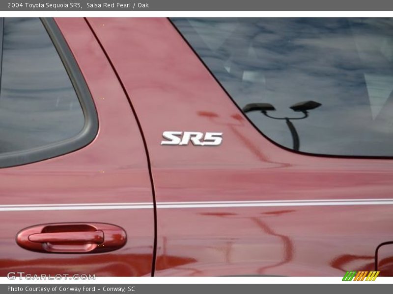 Salsa Red Pearl / Oak 2004 Toyota Sequoia SR5