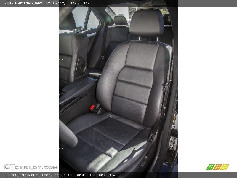 Black / Black 2012 Mercedes-Benz C 250 Sport