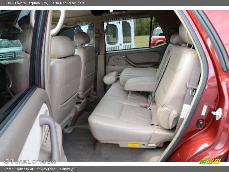 Salsa Red Pearl / Oak 2004 Toyota Sequoia SR5
