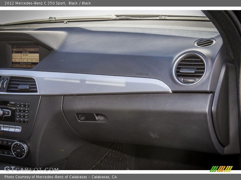 Black / Black 2012 Mercedes-Benz C 250 Sport