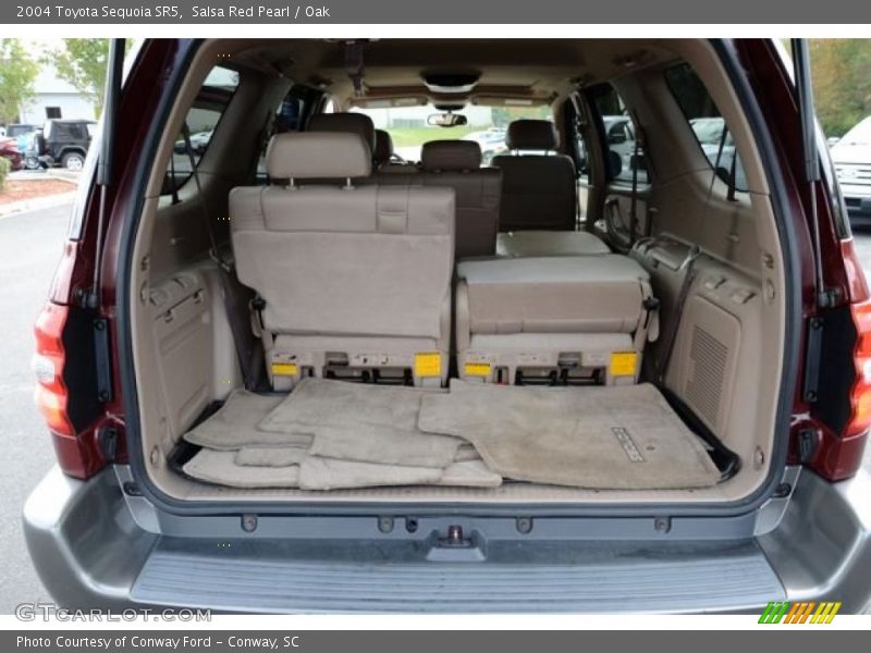 Salsa Red Pearl / Oak 2004 Toyota Sequoia SR5