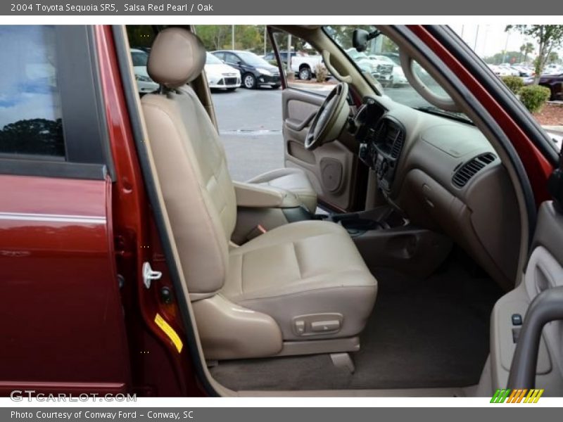Salsa Red Pearl / Oak 2004 Toyota Sequoia SR5