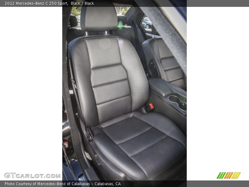 Black / Black 2012 Mercedes-Benz C 250 Sport