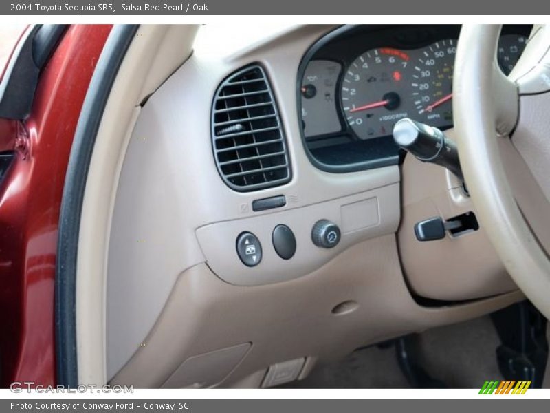 Salsa Red Pearl / Oak 2004 Toyota Sequoia SR5