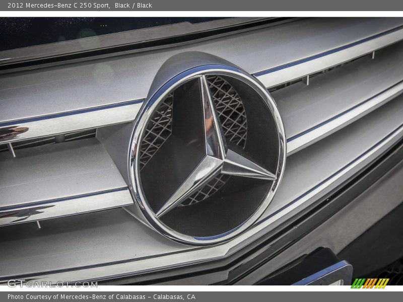 Black / Black 2012 Mercedes-Benz C 250 Sport