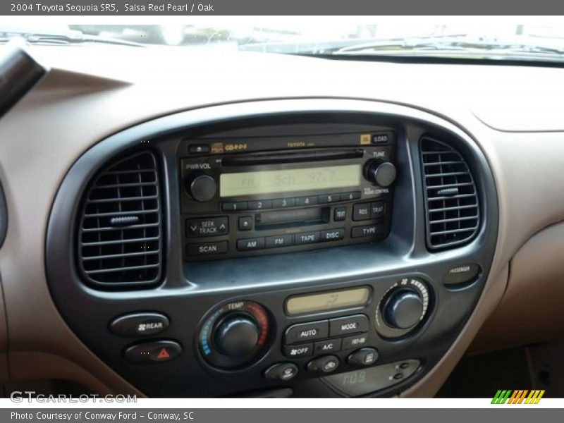 Salsa Red Pearl / Oak 2004 Toyota Sequoia SR5