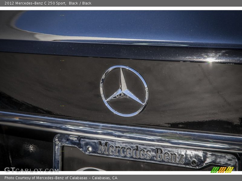 Black / Black 2012 Mercedes-Benz C 250 Sport
