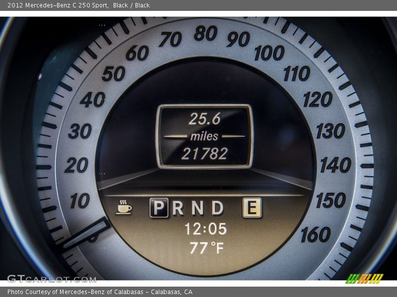 Black / Black 2012 Mercedes-Benz C 250 Sport