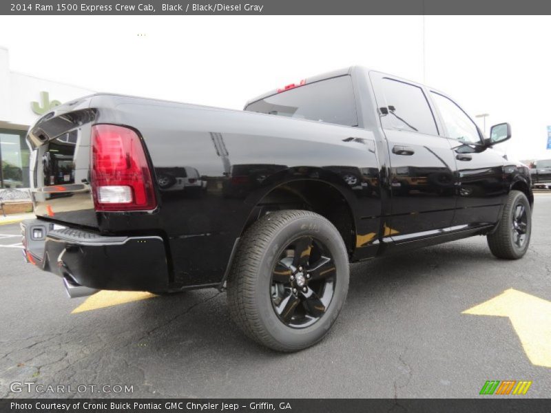 Black / Black/Diesel Gray 2014 Ram 1500 Express Crew Cab