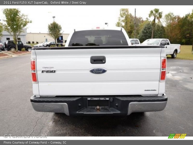 Oxford White / Steel Gray 2011 Ford F150 XLT SuperCab