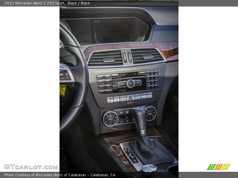 Black / Black 2012 Mercedes-Benz C 250 Sport