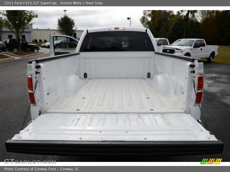 Oxford White / Steel Gray 2011 Ford F150 XLT SuperCab