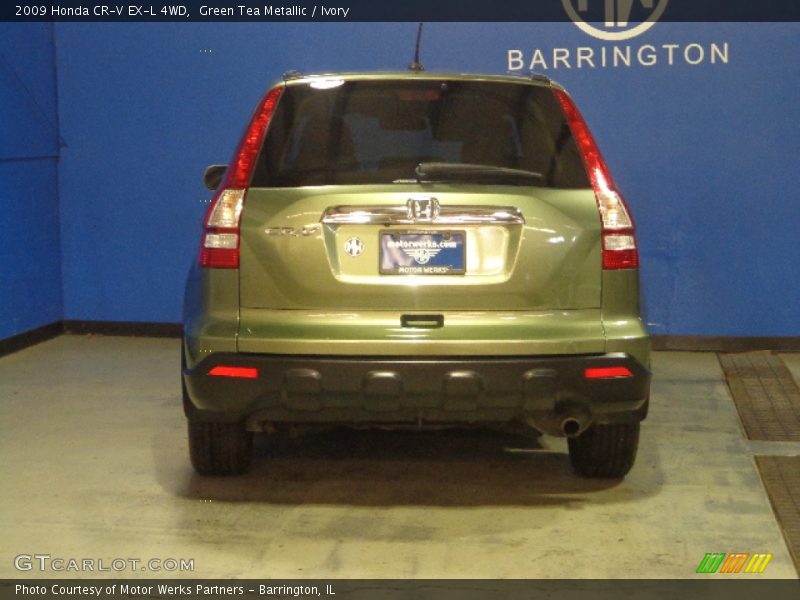 Green Tea Metallic / Ivory 2009 Honda CR-V EX-L 4WD