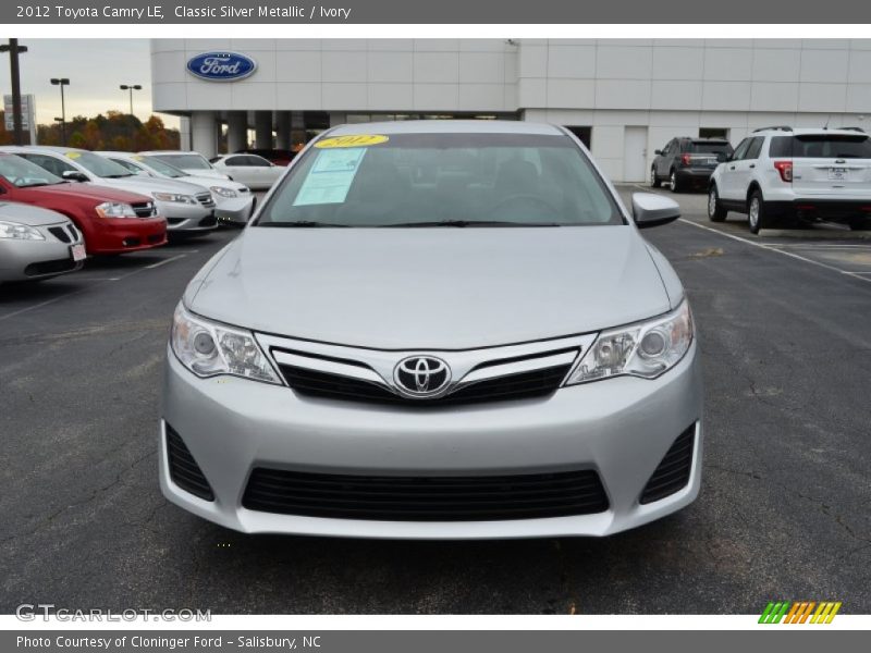 Classic Silver Metallic / Ivory 2012 Toyota Camry LE