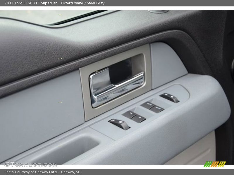 Oxford White / Steel Gray 2011 Ford F150 XLT SuperCab