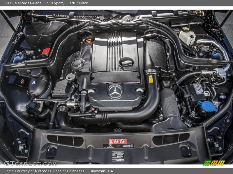 Black / Black 2012 Mercedes-Benz C 250 Sport