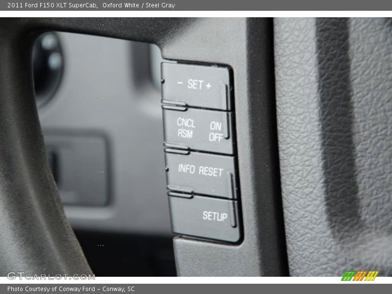 Oxford White / Steel Gray 2011 Ford F150 XLT SuperCab