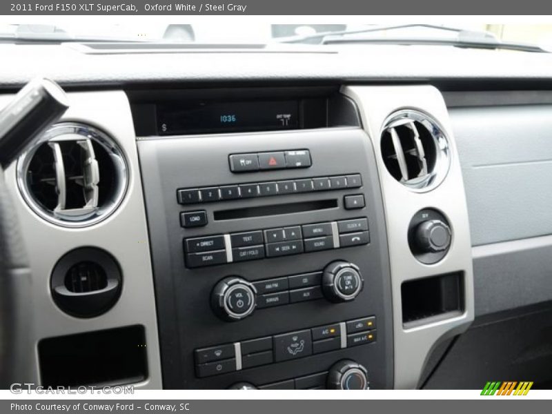 Oxford White / Steel Gray 2011 Ford F150 XLT SuperCab