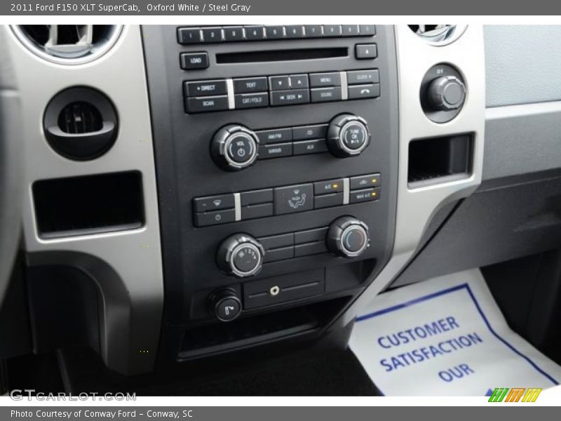 Oxford White / Steel Gray 2011 Ford F150 XLT SuperCab