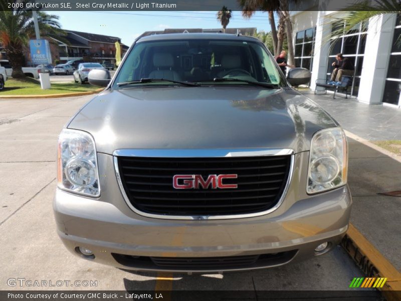 Steel Gray Metallic / Light Titanium 2008 GMC Yukon SLE