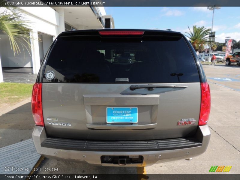 Steel Gray Metallic / Light Titanium 2008 GMC Yukon SLE