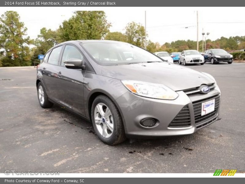 Sterling Gray / Charcoal Black 2014 Ford Focus SE Hatchback