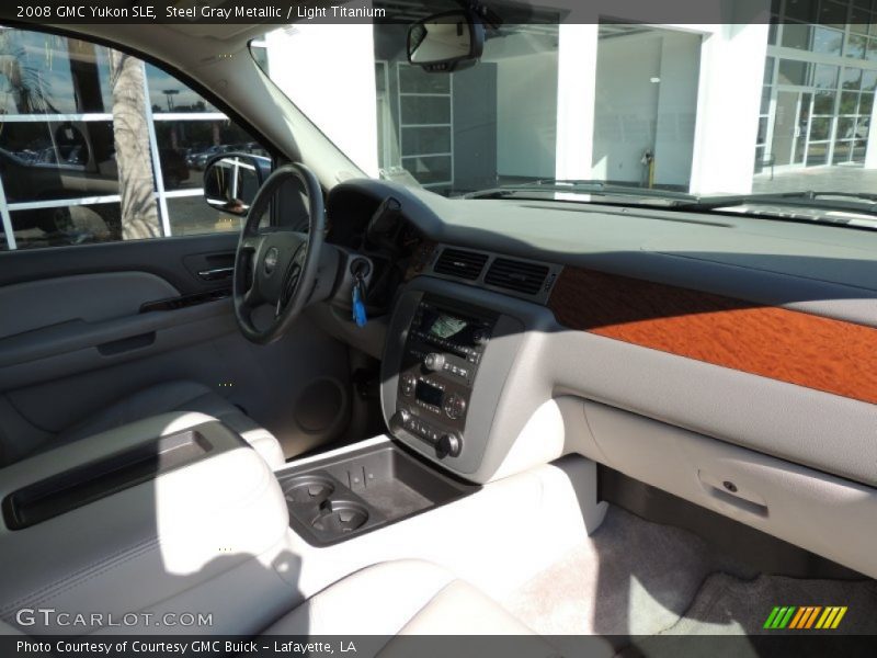 Steel Gray Metallic / Light Titanium 2008 GMC Yukon SLE