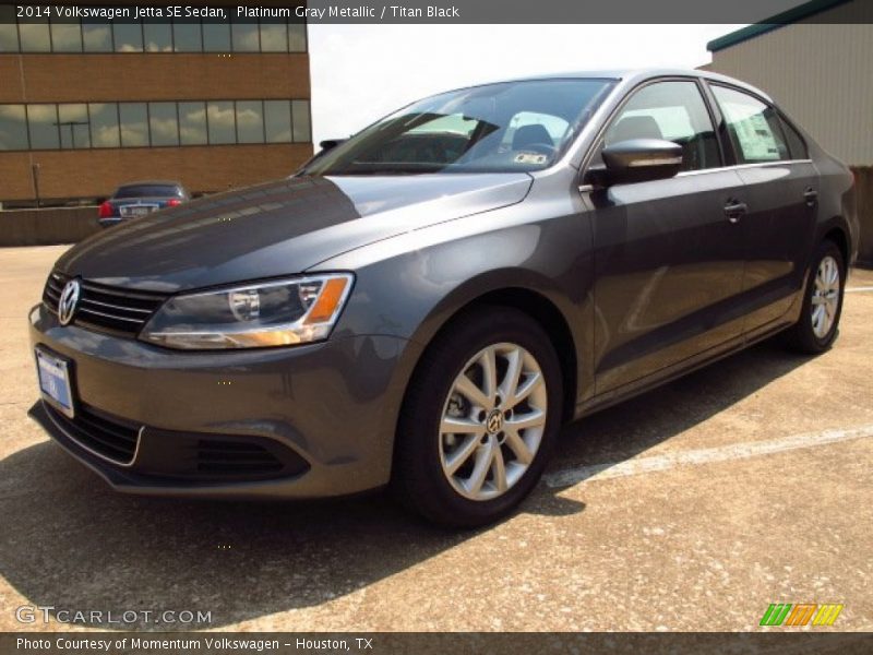 Platinum Gray Metallic / Titan Black 2014 Volkswagen Jetta SE Sedan