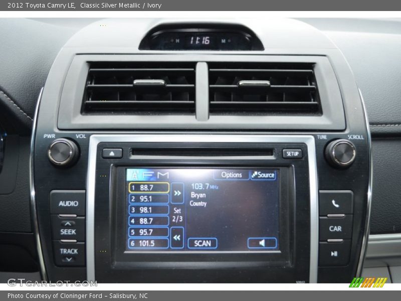 Classic Silver Metallic / Ivory 2012 Toyota Camry LE