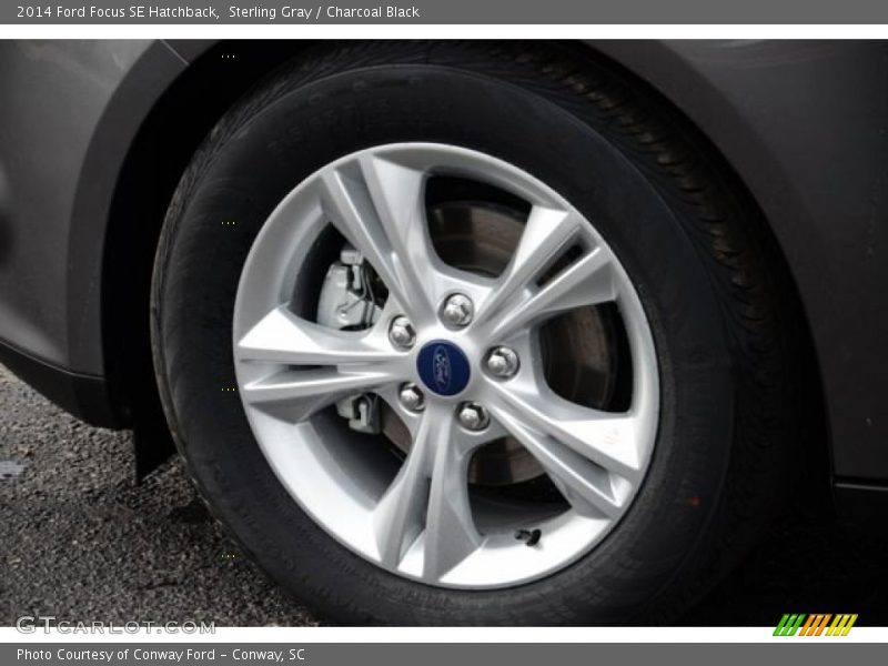 Sterling Gray / Charcoal Black 2014 Ford Focus SE Hatchback