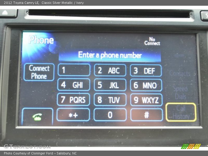 Classic Silver Metallic / Ivory 2012 Toyota Camry LE