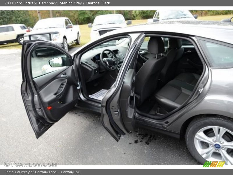 Sterling Gray / Charcoal Black 2014 Ford Focus SE Hatchback