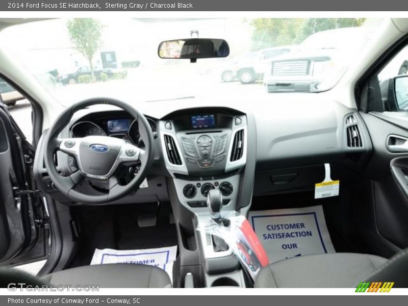 Sterling Gray / Charcoal Black 2014 Ford Focus SE Hatchback