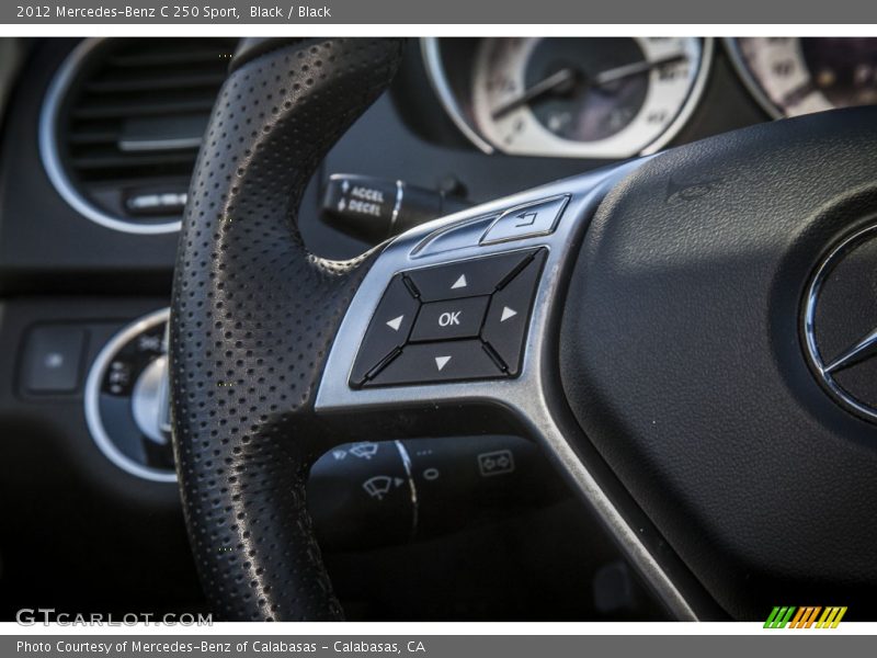 Black / Black 2012 Mercedes-Benz C 250 Sport