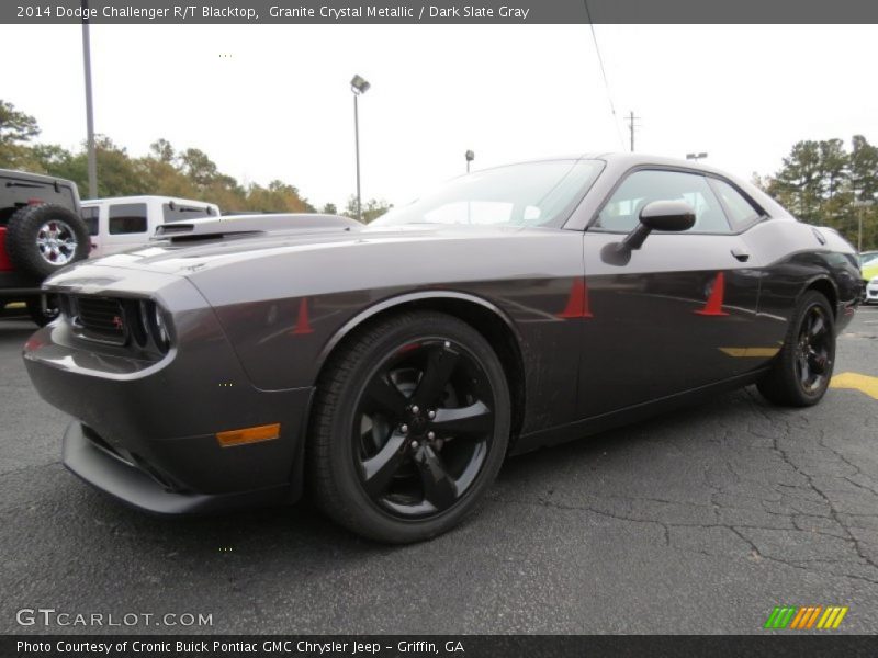 Granite Crystal Metallic / Dark Slate Gray 2014 Dodge Challenger R/T Blacktop