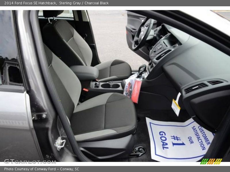 Sterling Gray / Charcoal Black 2014 Ford Focus SE Hatchback