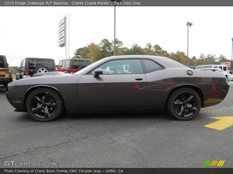Granite Crystal Metallic / Dark Slate Gray 2014 Dodge Challenger R/T Blacktop